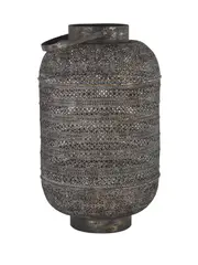 Alvar 1 Light Large Lantern in Antique Bronze