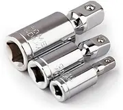 KLKVTGWGZK 1/4",3/8",1/2" Universal Joint Set Ratchet Angle Extension Bar Socket Adapter *3 Tool Parts