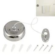 Wall mount 304 Stainless Steel Clothesline Folding Clothes Horse Extenda@jx