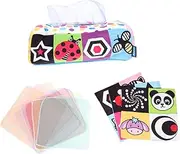 Box Sensory Tissue Box Cartoon Elephant Design for Fine Motor Skill Development and Early Learning Interactive Plaything for Sensory Exploration