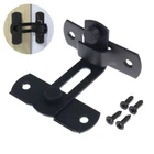 Fitting Theftproof 90 Degree Stainless Steel Barn Door Hasp Cabinet Lock Latch