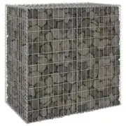 NNEVL Gabion Wall with Covers Galvanised Steel 100x60x100 cm