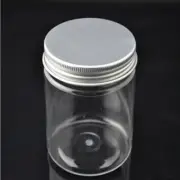 10X Empty Clear Screw Cosmetic Makeup Cream Lip Gloss Container 250g Capacity