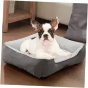 Dog Bed for Small Dogs Breeds, Rectangular Soft Kennel Bed,Washable Deluxe