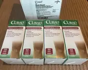 (200 COUNT) Medline NON250314 CURAD 1/4"x3" Medi-Strips Reinforced Wound Closure
