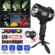 200000LM LED Searchlight Hand Lamp Torch Work Light USB Rechargeable Spotlight