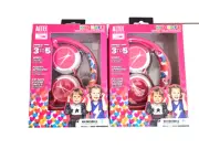 Bundle of 2 Altec Lansing Kid Safe Volume Limiting Wired Headphones 2 PINK