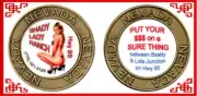 Shady Lady Ranch Hwy 95 Nevada Legal Brothel Cat House Whore House Brass Coin