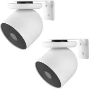 2Pack Adhesive Metal Wall Mount Bracket Compatible with Google Nest Cam Outdoor