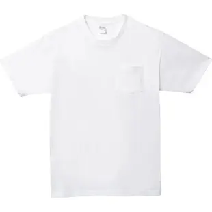 日本Printstar  5.6盎司 圓領口袋棉T  100%全棉面T-shirt / 素T / 素t / 時尚