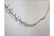 Firecracker Digital Cluster Lights 800 LED Warm White Black Cable