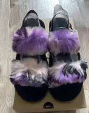 NEW UGG WOMENS OH YEAH SLIDES TIE DYE MAGNOLIA S/N 1119821. # Slipper Sandal 10