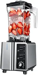 Smoothies Blender, 2000W Powerful Blender Smoothie Maker 9 speeds, Power Outage Protection, 1600MIL,Can be Used as a Juicer, Soymilk Maker, Suitable for Kitchen and Commercial Blenders
