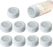 Baby Bottle Lid, Slim Baby Bottle Caps, Water Cup, Reusable Replacement Covers, Portable Baby Bottle Replacement Caps for Car, Plane, Travel, Business Trip