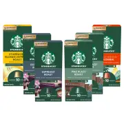 Starbucks by Nespresso Original Line Variety Pack Capsules, 60 Count