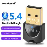 USB Bluetooth 5.4 Adapter Wireless Dongle for PC Mouse Keyboard Audio Receiver