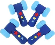 HOMOBABE 4Pcs Cartoon Gavel for Hand Eye Coordination Soft and Safe Preschool Sensory Learning Accessories Engaging Cognitive Playtime Figures