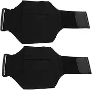 Abaodam 2pcs Cell Phone Leg Bag Calf Leg Band Sports Phone Pouch Adjustable for