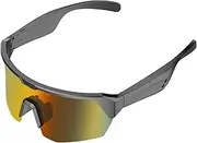 Sunglasses with Speakers - Open Ear Audio Glasses - Wireless Voice Control Uv Protection Eyewear for Driving Security Music Travel Outdoor Safety Fashion Video Fitness Work