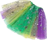 [FOMIYES] Sparkly Sequin Skirt for Women Elastic Waist Tutu for Carnival Parties Festivals Dazzling Glitter Design Comfortable Fit Material Multi-color Option