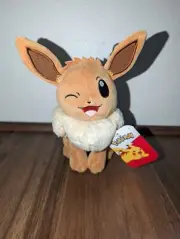 NWT Jazwares Pokemon Eevee Wink 8in Plush