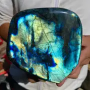 3.5lb Natural Gorgeous Labradorite Quartz Crystal Stone Specimen Healing