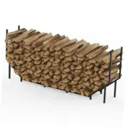 6FT Outdoor Firewood Rack, Wood Racks for Firewood Fire Wood Holders Indoors