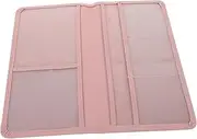 [Generic] Large Capacity Car License Holder Stylish Document Organizer for Driving License Passport Essential Cards Compact Auto Glove Box Storage