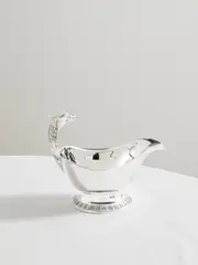 [Christofle] Christofle - Malmaison Large Silver-plated Gravy Boat - One size One size Silver