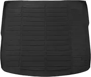 X AUTOHAUX Rear Cargo Liner Rear Trunk Mat for Mitsubishi Eclipse Cross 2022-2025 Anti-Slip Trunk Cargo Luggage Boot Tray Mat TPE 1 Pc Long Grid Pattern