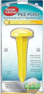 Simple Solution Pee Post Pheromone Yard Stake, Yellow