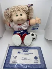 Vintage Cabbage Patch Kids 1996 Olympikids Doll Olympics Soccer Zina Simone