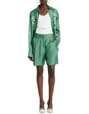 [Sass & Bide] Revue Silk Short in Green