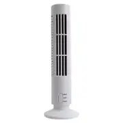 5V 2 Level Adjustable Speed Usb Mini Vertical Quiet Bladeless Desktop Cooling Tower Fan For Home