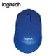 Logitech羅技 靜音無線滑鼠M331-藍【愛買】