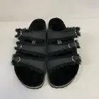 Birkenstock New w/ Box Florida Fresh Shearling Black Oiled Regular - Select Size