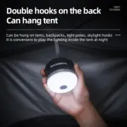 ROCKBROS Round Camping Lantern Rechargeable LED Portable Tent Light Waterproof