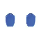 2x Dexas 33cm Chop & Scoop Silicone Cutting Board Veggie/Fruit Chopping Med Blue