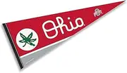Ohio State Buckeyes Buckeye Leaf Pennant Banner Flag