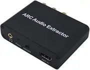 Generic HD ARC Adapter 192KHz ARC Audio Extractor Stereo Audio Splitter ARC to Optical/Coaxial/RCA/3.5mm Jack Adater Support CEC Function
