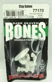 Reaper Miniatures Clay Golem #77170 Bones Unpainted Plastic D&D Mini Figure TF