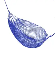 Camping & Backpacking Rope Hammock, Blue, 300LB Capacity