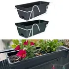 Balcony Hanging Planter Multipurpose Rectangular Outside Container Plant Box