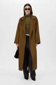 Donato Wool Coat in Cedar - CAMILLA AND MARC® C&M