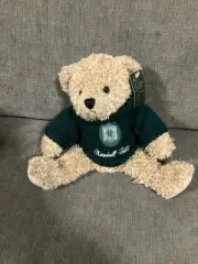 Marshall Fields 2003 Green Sweater Teddy Bear Plush 9” With Tags