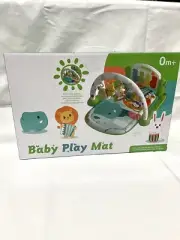 Soft Baby Gym Floor Play Mat Musical Activity Center Kick And Play Piano Toy