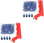 VANZACK 2 Sets Baseball Spikes for Shoes Running Spikes Steel Construction Easy to Install/Remove with Wrench