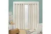 Seville Eyelet Blockout Curtain 220cm or 250cm Drop Mineral