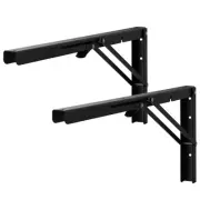 VEVOR Shelf Bracket Foldable, 24" L 2 Pcs , Heavy Duty Floating Shelf Brackets,
