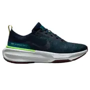 Nike Mens ZoomX Invincible Run Flyknit 3 Running Shoes - Green/Silver